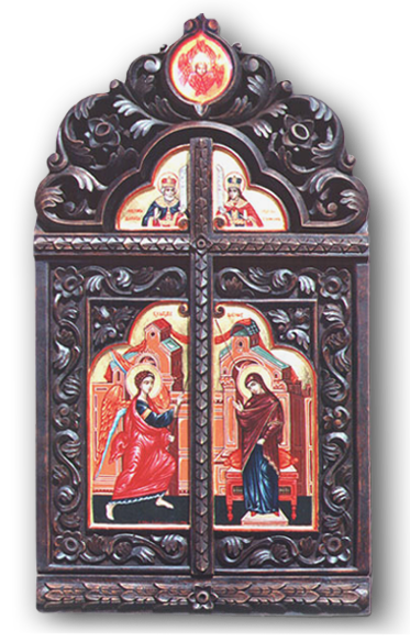 5. Triptych (closed), Annunciation