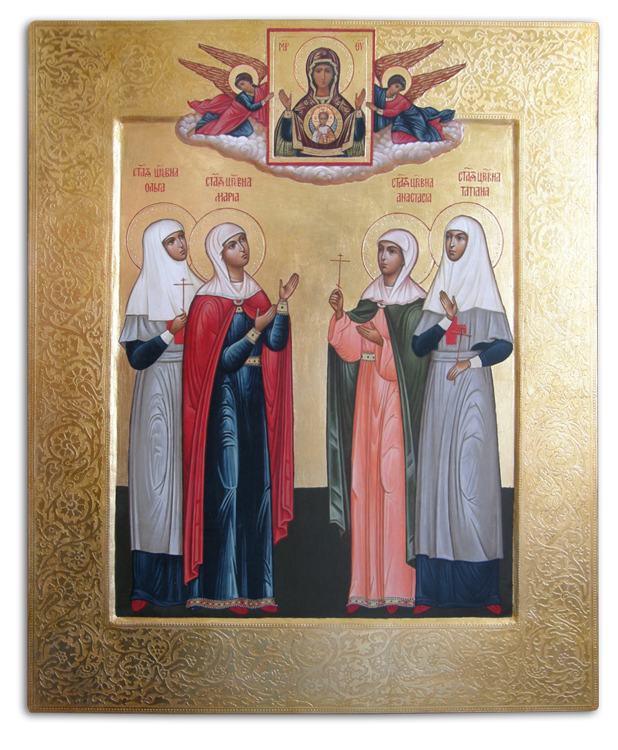 24. St. Tsarevni - Olga, Maria, Anastasia and Tatiana